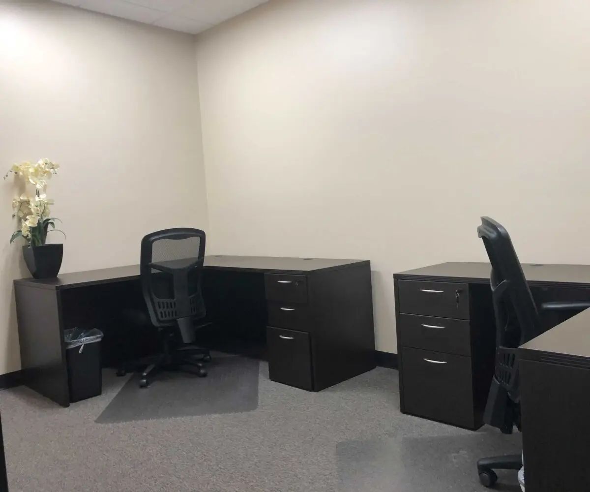 Suite 130 showing two desks