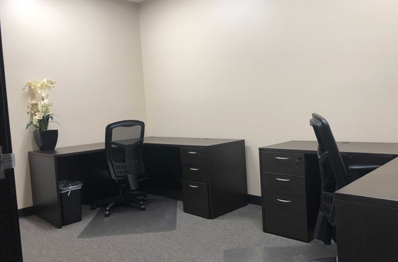 Suite 130 showing two desks
